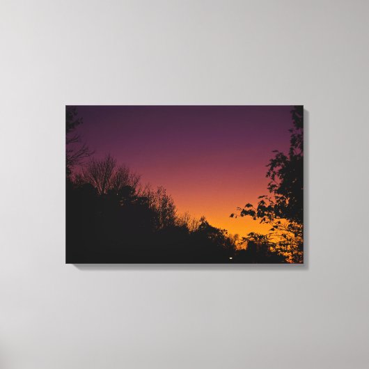 Herbstnachtshimmel auf Leinwand von RoseWrits (Vorderseite)