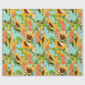 Herbstnahtloses Muster Geschenkpapier (Flach)