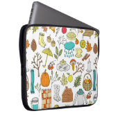 Herbstnahtloses Muster Laptopschutzhülle (Vorne Rechts)