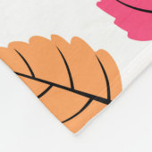 Herbstnahtloses Muster mit Blatt, Herbstblatt Fleecedecke (Ecke)