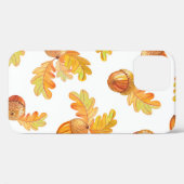 Herbstnahtloses Muster mit bunten Eichen-Blätter Case-Mate iPhone Hülle (Rückseite (Horizontal))