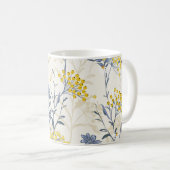 Herbstnahtloses Muster Vintag mit gelber Beere Kaffeetasse (VorderseiteRechts)