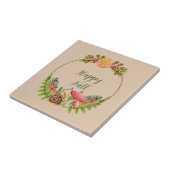 Herbstnatur mit anpassbarem Text Fliese (Seite)