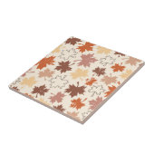 Herbstnatürliches Design, Herbstapelblatt Fliese (Seite)