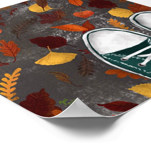 Herbstneaker Poster (Ecke)