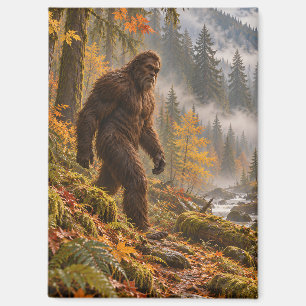 Herbstnebel Bigfoot-Magnet Magnet