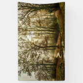 Herbstnebel im Wald Banner (Vertikal)