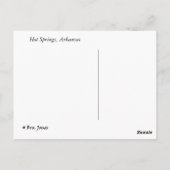 Herbstnebel Postkarte (Rückseite)