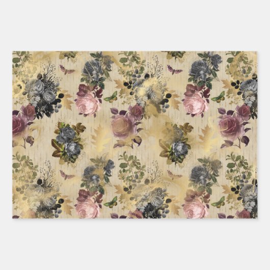 Herbstnebelstäube Geschenkpapier Set (Vorderseite)