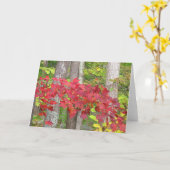 Herbstnotecard Karte (Gelbe Blume)
