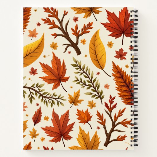 Herbstnotiz Notizblock (Rückseite)