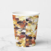 Herbstöl Abstrakt Pappbecher (Rechts)