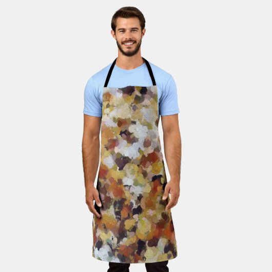 Herbstöl Abstrakt Schürze (Getragen)