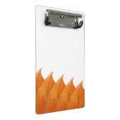 Herbstorange Blätter Mini-Clipboard Mini Klemmbrett (Schrägansicht)