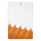 Herbstorange Blätter Mini-Clipboard Mini Klemmbrett (Rückseite)