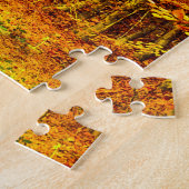 Herbstorn: Waldwegansicht. Puzzle (Seite)