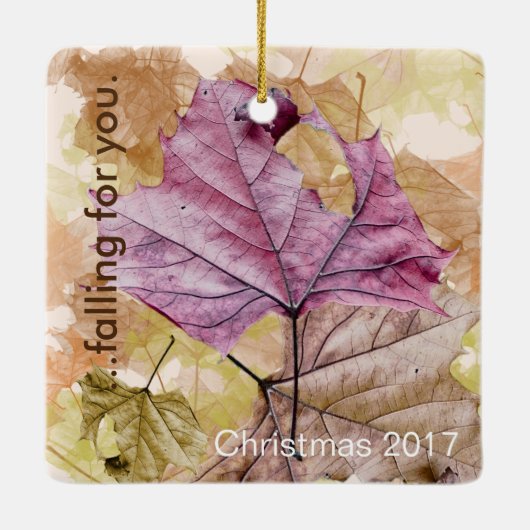 "...HerbstORNATION Keramikornament (Rückseite)