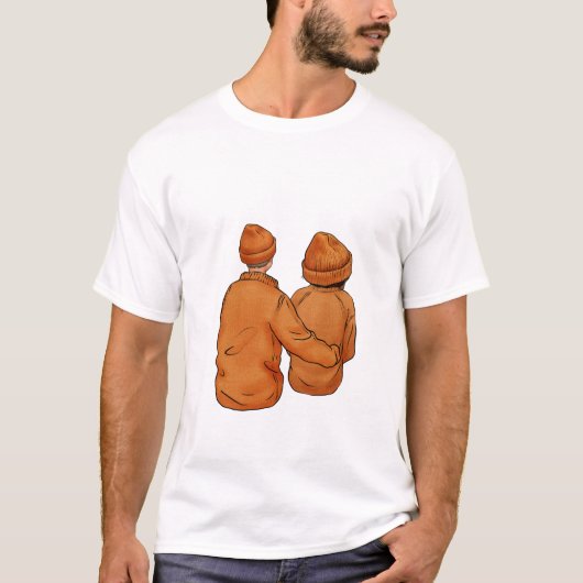 Herbstpaar T - Shirts (Vorderseite)