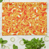 Herbstpaisley Geschirrtuch (Gefaltet)