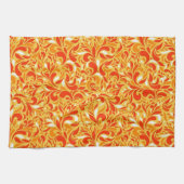 Herbstpaisley Geschirrtuch (Horizontal)