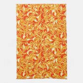 Herbstpaisley Geschirrtuch (Vertikal)