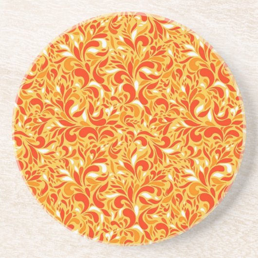 Herbstpaisley Getränkeuntersetzer (Vorne)