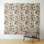 Herbstpaisley Muster Wandteppiche (Beispiel (Horizontal))
