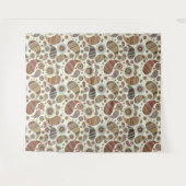 Herbstpaisley Muster Wandteppiche (Vorderseite (Horizontal))