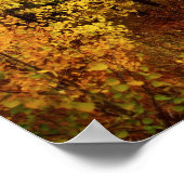 Herbstpalette Poster/Print Poster (Ecke)