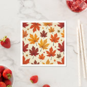 Herbstpapier Napkins Serviette (Beispiel)