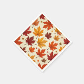 Herbstpapier Napkins Serviette (Ecke)