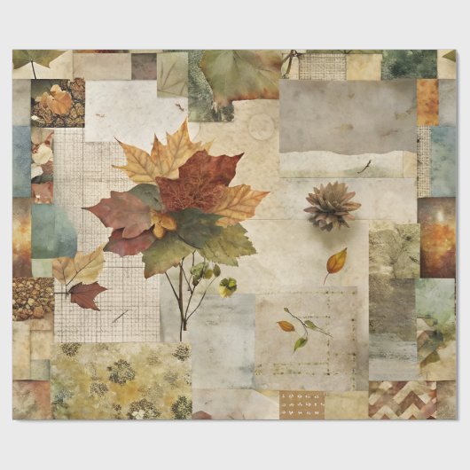 Herbstpapierkollektion 03 geschenkpapier (Flach)