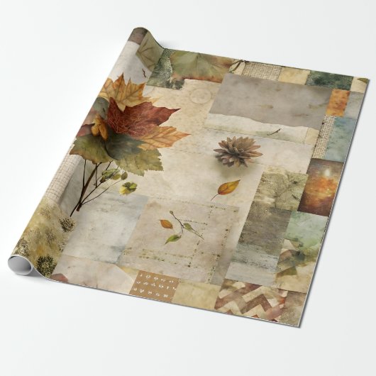 Herbstpapierkollektion 03 geschenkpapier (Ungerollt)