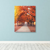 Herbstpark Leinwanddruck (Insitu (Holzboden))