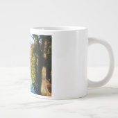 Herbstpark mit Brücke Jumbo-Tasse (Rechts)