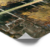 Herbstpark, Teich Poster (Ecke)