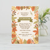 HerbstParty Einladung (Stehend Vorderseite)