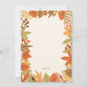 HerbstParty Einladung (Rückseite)