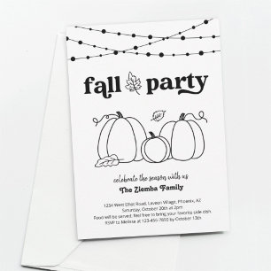 HerbstParty Einladung