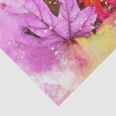 Herbstpastel Blätter Aquarellfarben Herbstpastel Seidenpapier (Ausschnitt)