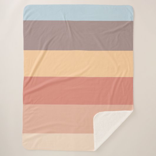 Herbstpastellfarbschema Sherpadecke (Vorderseite)