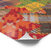 Herbstpause Katzenglanz-Poster Poster (Ecke)