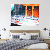 Herbstpercussion Leinwanddruck (Insitu (Schlafzimmer))