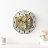 Herbstperspektive Große Wanduhr (Zuhause)