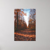 Herbstpfad: Zeitpause Leinwanddruck (Vorderseite)