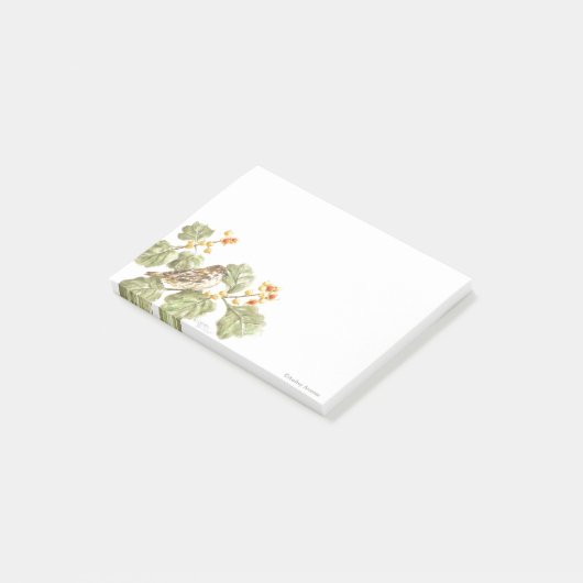 Herbstpfade Bird Note Pads Post-it Notes Klebezettel (angewinkelt)