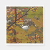 Herbstpfeifen mit Swan Serviette (Vorderseite)