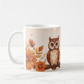 Herbstpfeifen und Blumendekoration Kaffeetasse (Links)