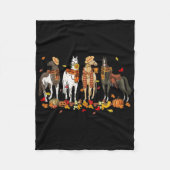 Herbstpferd-Erntedank - Herbstwoche Fleecedecke (Vorderseite)