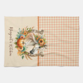 Herbstpferd Geschirrtuch (Horizontal)